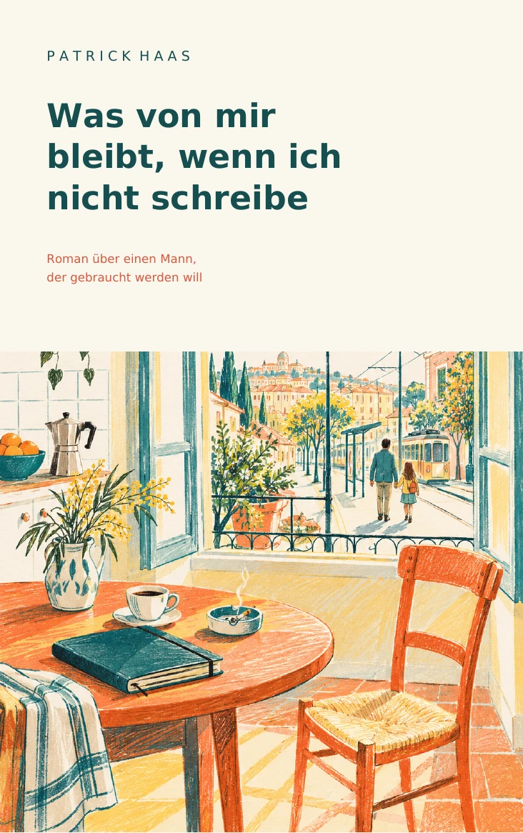 Originalcover: Was von mir bleibt, wenn ich nicht schreibe – Patrick Haas